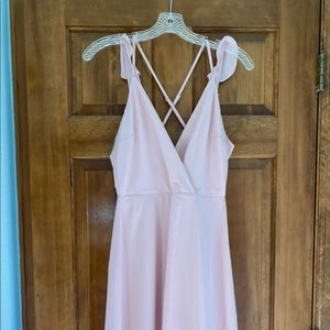 nordstrom light pink dress
